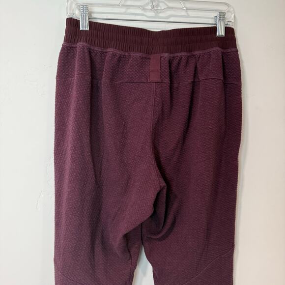 Lululemon Men's At Ease Jogger Sweatpants Lounge Athleisure Medium Maroon Red - Picture 6 of 11